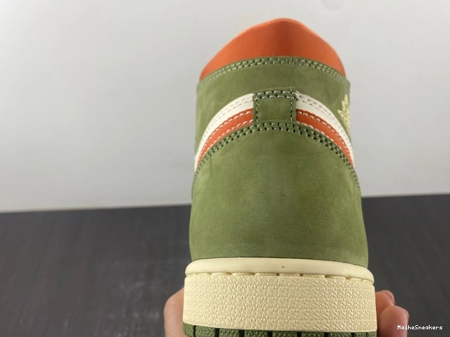 MaikeSneakers Celadon Air High Jordan 1 FB9934-300 OG Craft 0626